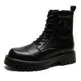 Zingj Men's High Top Vintage Boot