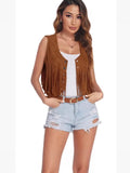 Vest Short Tuxedo Summer New Leisure Retro Open-Breast Button