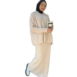 2025 New Women's Solid-Color Hooded Knitwear