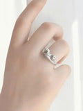 Vintage Frog Design Cuff Ring- Outfit