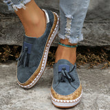 Tuk-So Single-Shoe Women 2025 New Round Head Flat-Soled Feet Hollow Casual Women's