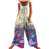 Summer Large Printed Loose Wide Leg