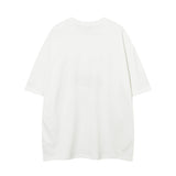Star Patch Oversized Short Sleeve Tee-Outfit