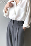Vintage Blouse Women Autumn Long Sleeve Shirt Women Korean Style Loose Casual White Tops Solid Elegant Blusas All