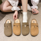 One Foot Pedaled Birken Shoes Women's Summer Wear 2025 New Bag Head Half-Thick Base Soft Bottom Comfortable Cool Drag