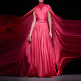 Summer New Star Fashion Sleek Chiffon Dress Dress And Floor