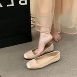 Flat-Soled Retro Single-Shoe Women's Shoes 2025 New Spring And Autumn And Winter Pedal Grandmother Shoes Small Fragrant Evening