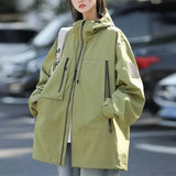 Zingj Function Storm Jacket Female Spring And Autumn Outdoor Jacket 2023 New Waterproof Windproof Rest Sports