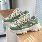 Tie Color Old Dad Shoes Trend Fashion Casual Shoes Breathable Net Cloth Students Outdoor Sports Men's