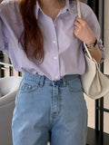 French Shirt Women's New Skinny Sun-Proof Shirt Coat Design Small Long Sleeve
