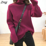 Oversize Sweater Women Autumn Winter Casual Basic Knitted Sweater Pullovers Korean Loose Jumper Streetwear