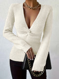 And Winter Jacket Women's Sweater Explosion Of The Girl's Knitted Shirt Solid Color Bottom