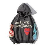Style High Street Kanye Men And Women With The Same Hip-Hop Graffiti Print Hoodie Hoodie Couple Loose Jackets 211-0-Outfit