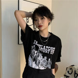 Zingj Short-Sleeved T-Shirt Women 2023 New Summer Loose Design Sense BF Wind Couples Wear Clothes Ins