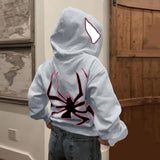 European Halloween Personality Men's And Women's Jackets Y2K Couple Big Size Spider-Man Zip