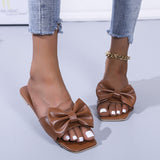 Cool Drag Women 2025 Summer New Bow Cool Drag Women Flat-Soled Popular