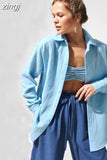 Green Button Up Shirts Fashion Women Cotton Long Sleeve Blouses Korean Office Lady Blouse Summer Basic White Tops