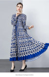 New Women's Dress Dress Oversized Dress Print 100 Folds T-Shirt With T-Shirt Holiday Casual