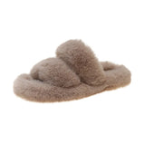 Slippers Women 2025 New Autumn And Winter Fashion Hairy Slippers Women Wear A Word