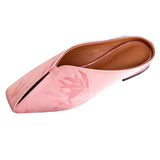 Half Slippers Women Wear 2025 Summer New Chinese Style Bamboo Tie Flat Bottom Muller Leisure Cold