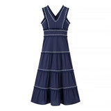 New Lysew Decoration Waist Fashion Dress