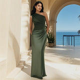 New Women's Round-Neck Sleeveless Pure Temperament Fashion Dress Collar Dress Dress