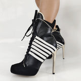 Sports With Fine High And Large Size 44 Women's Fashion Short Boots Boots