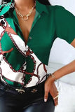 New Summer Vintage Short Sleeve Blouse Women Button Shirt Fashion 25 Styles Striped Floral Leopard Print Tops Clothes