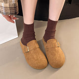 Yellow Birken Shoes Women 2025 Spring Pedal Lazy Man Bag Head Half Slippers Wearing Fashion Muller