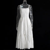 Temperament Casual High-Waist Thin Sleeveless Sleeveless Sleeveless Dress Dress Dress Dress Woman With