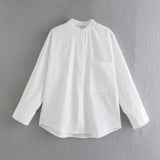 New Pocket Pendent Loose Shirt Elastic Waist Pant