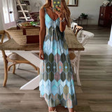 Sleeve Women's Summer Casual Printed Camisole Long