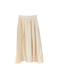 Xixi 2025 Spring New Temperament Commute High-Waisted Half-Body Skirt A Folding A-Word Skirt