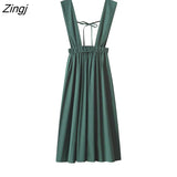 Women Solid Bandage Loose Minimalist Preppy 3 Colors Summer Leisure Ulzzang Mujer Sweet Suspender All-match Chic Ins