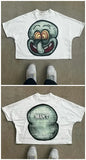 Printing Of Men's T-Shirt Blutosatire Billdog Cotton Oversized