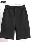 Women Autumn Woolen High Waist Warm Loose Casual Basic S-5XL Office Lady Elegant All-match Minimalist Hot Sale