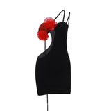 Zingj Summer New Sexy Hot Girl A Word Shoulder Pure Desire Design Sense Slim Hollow Out Buttock Skirt