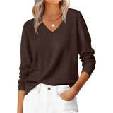 Autumn And Winter Leisure Jacket Classic Fashion Temperament Long-Sleeved V-Neck Large-Size Knitted
