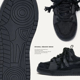 Shoe Designer Plane Small Ticket Black Knight Trend Casual Bread Shoes Men And Women's Same Board Shoes Trendy