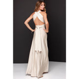 Cross-Back Sexy Tie Dress Long Dress