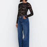 Lace Revesper Perspectives Long Sleeve New Autumn Fashion Swear