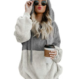 And Winter 2025 Tie-Up Hooded Hooded Tweed