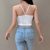 Thai New Solid Color Small Slings Hottie Vest Pure Want To Repair The Body Of The Thin Striptlet Backclothing New