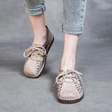 To 118] Niu Bago Retro Bag Head Sandals Women's Hole Shoes Casual Hollow Single Shoes Breathable Mother