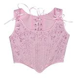 Yuan Treasure After The Corset Corset Corset Hot Girl Folded Wearing A Small Waistcoat Top