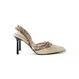 Niche Sexy Hottie Embroidered Lace Bag Sandals Fine Heel Small Square Net Red Bow High Heels