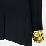 Star Fashion Temperament New Cuff Heavy Industry Nails A Buckle Long