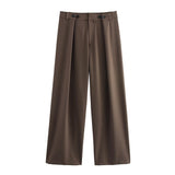 New With Belt Straight Suit Suit 1255791 Trousers