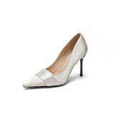Temperament Black High Heels Women 2025 Autumn And Winter New Fine Heel Pointed Small Design Sense Not Tired Single