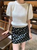 Price Does Not Return] Xixi Autumn Temperament High Waist Half-Body Skirt A Word Ass Short Skirt